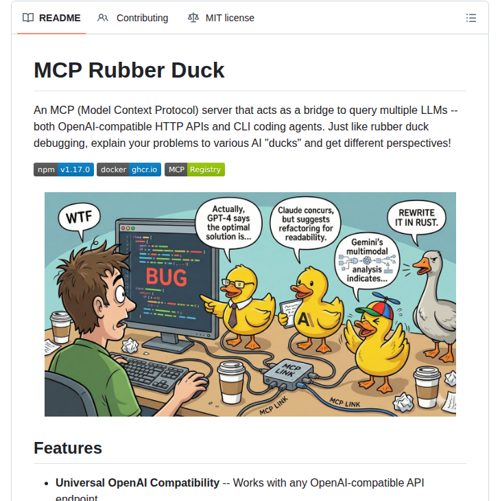 Nesquikm Mcp Rubber Duck screenshot