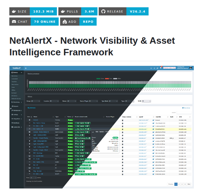 Netalertx Netalertx screenshot