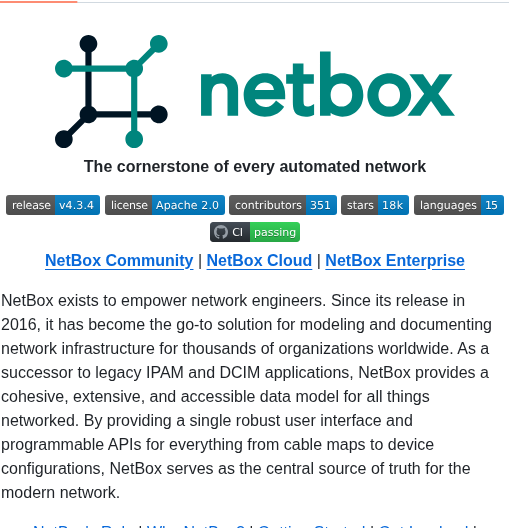 Netbox Community Netbox screenshot