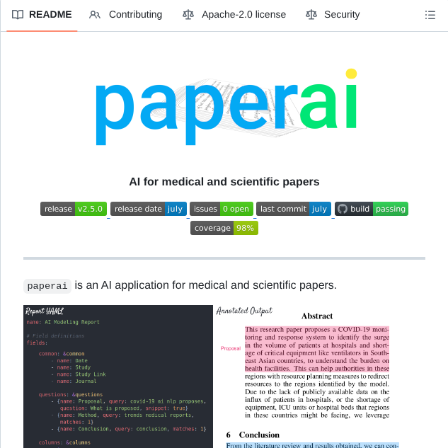 Neuml Paperai screenshot