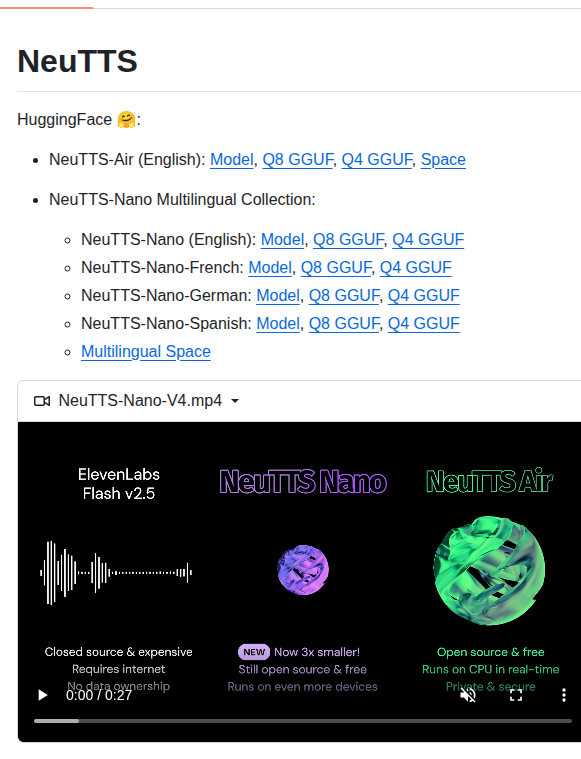 Neuphonic Neutts Air screenshot