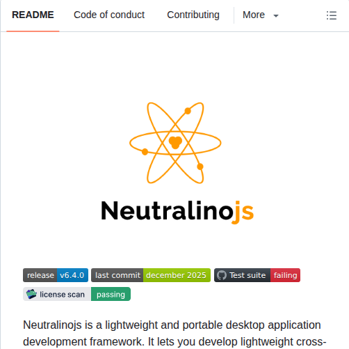 Neutralinojs Neutralinojs screenshot