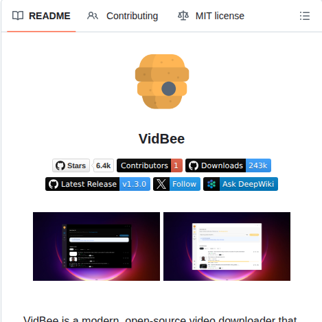 Nexmoe Vidbee screenshot