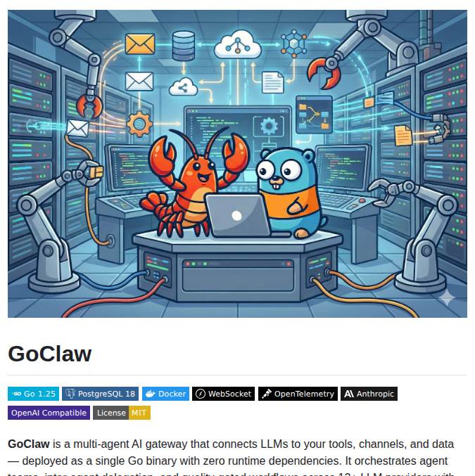 Nextlevelbuilder Goclaw screenshot