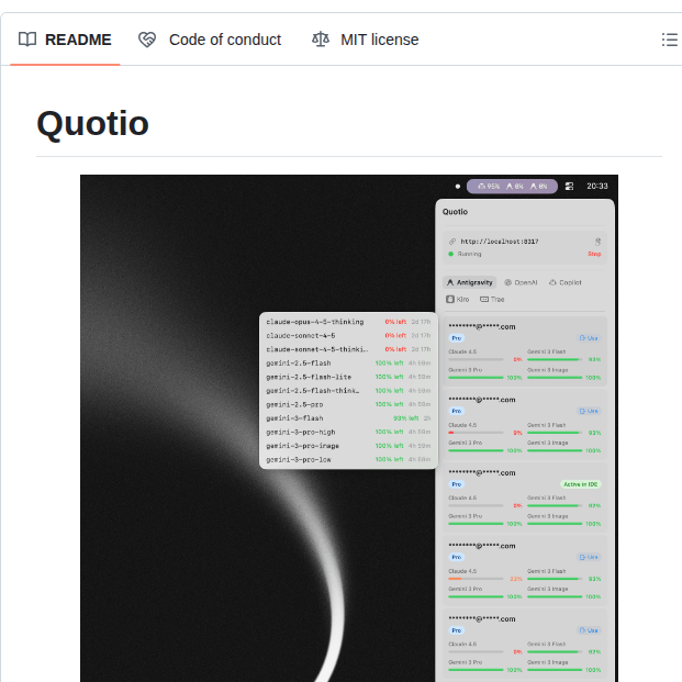 Nguyenphutrong Quotio screenshot