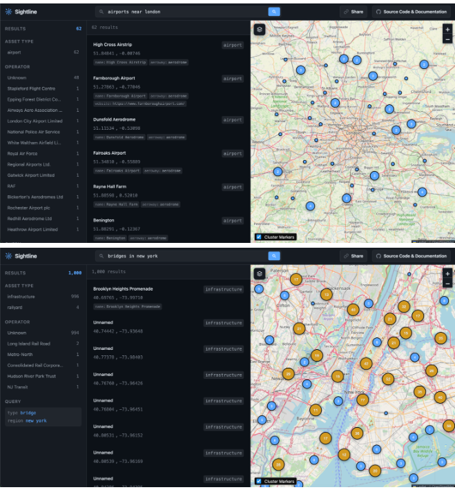 Ni5arga Sightline screenshot