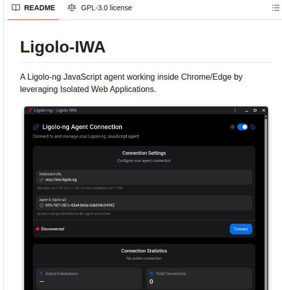 Nicocha30 Ligolo Iwa screenshot
