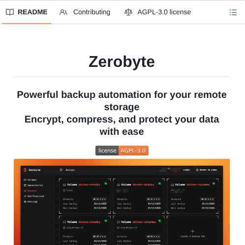 Nicotsx Zerobyte screenshot