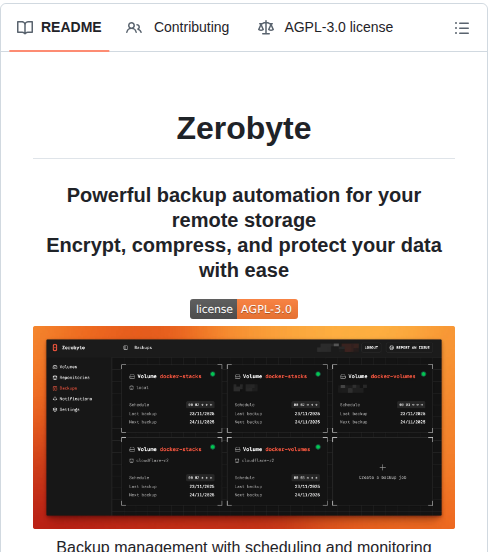 Nicotsx Zerobyte screenshot