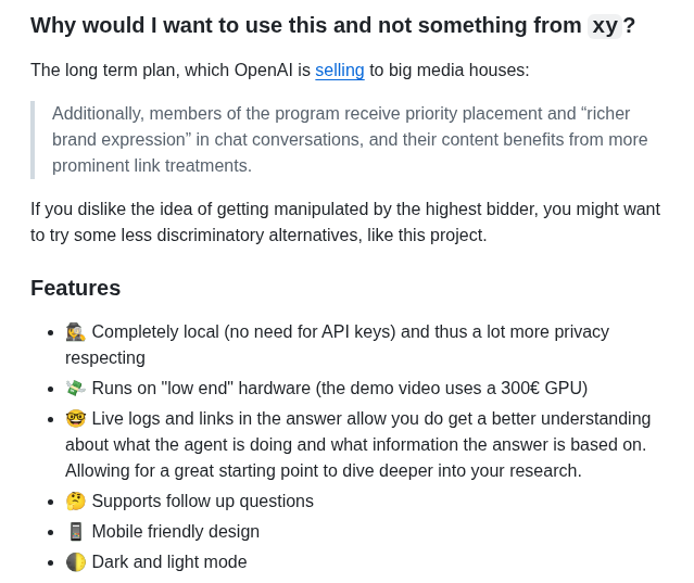 Nilsherzig Llocalsearch screenshot