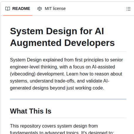 Nimin1 System Design Vibecoding screenshot