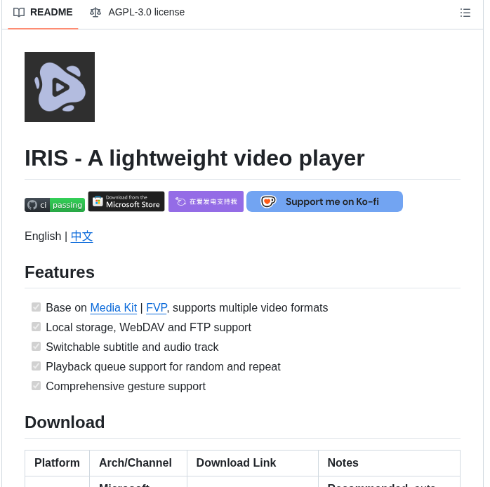 Nini22p Iris screenshot