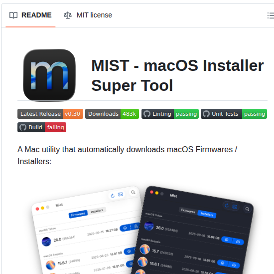Ninxsoft Mist screenshot