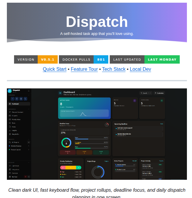 Nkasco Dispatchtodoapp screenshot