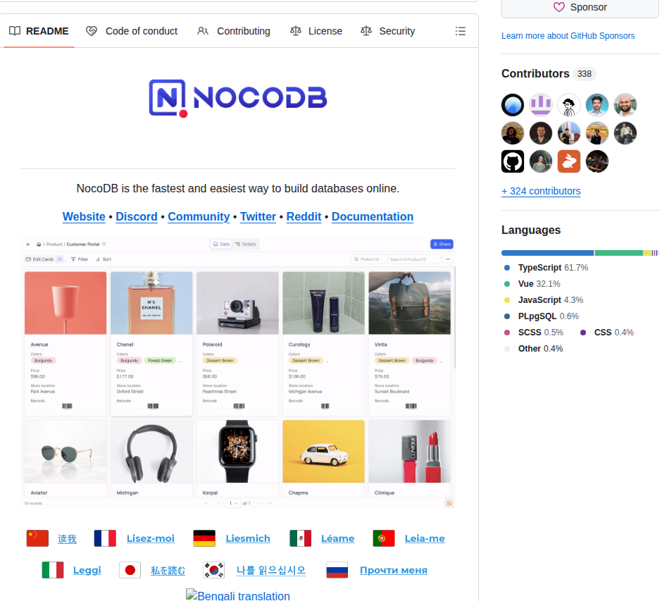 Nocodb Nocodb screenshot