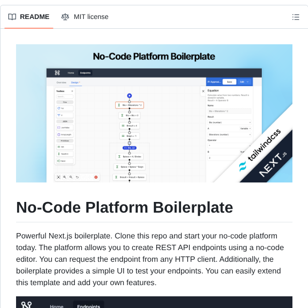Nocode Js Nocode Platform Boilerplate screenshot