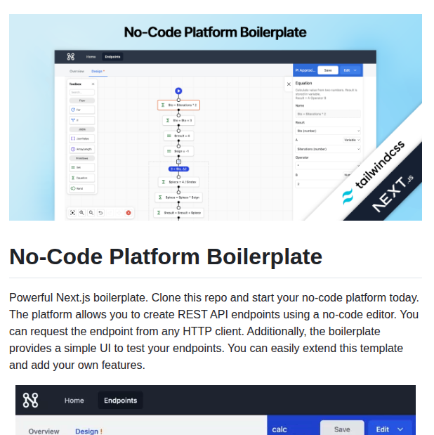 Nocode Js Nocode Platform Boilerplate screenshot