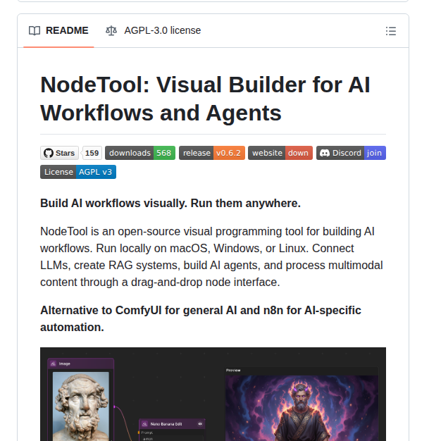 Nodetool Ai Nodetool screenshot