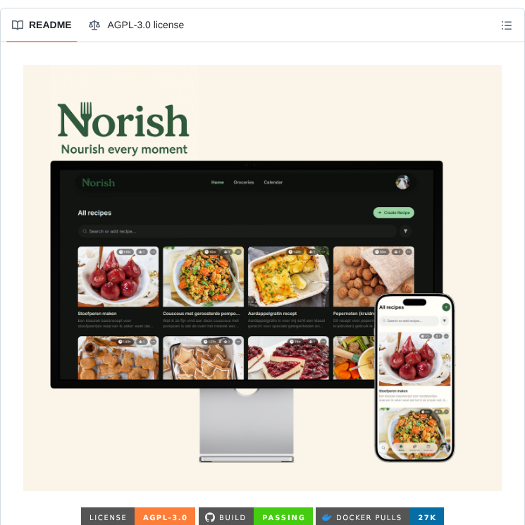 Norish Recipes Norish screenshot