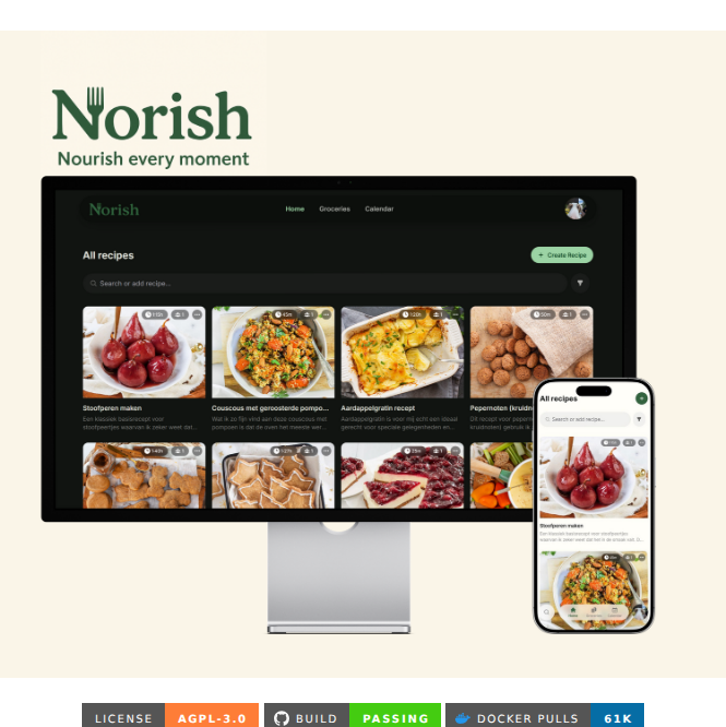 Norish Recipes Norish screenshot