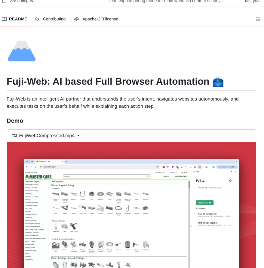Normal Computing Fuji Web screenshot