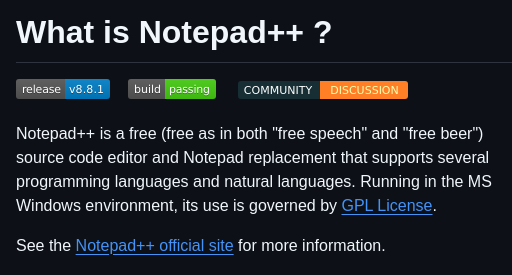 Notepad Plus Plus Notepad Plus Plus screenshot
