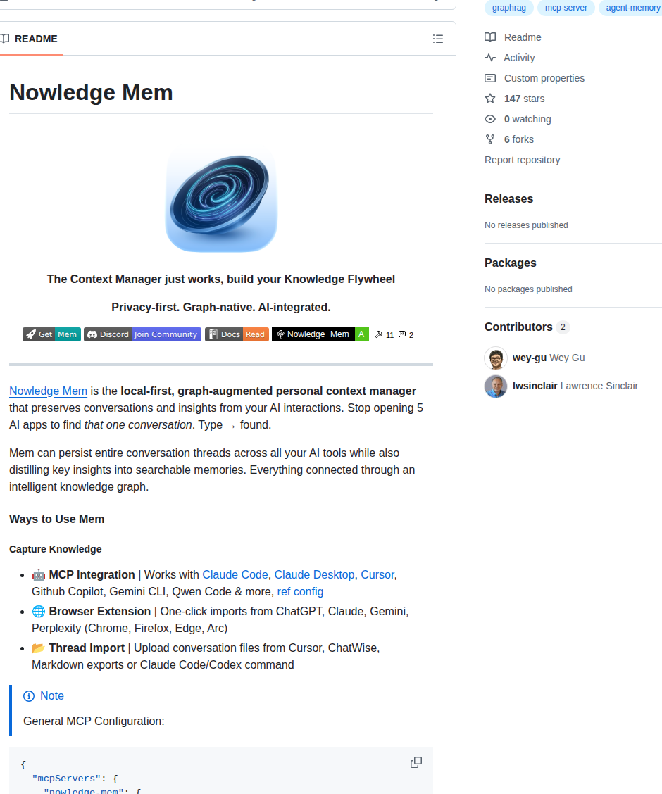 Nowledge Co Nowledge Mem screenshot