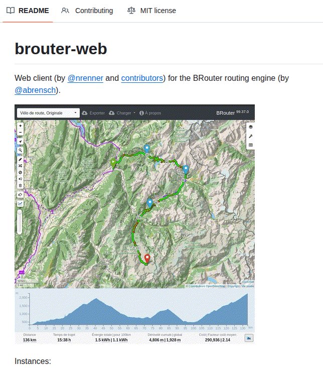 Nrenner Brouter Web screenshot