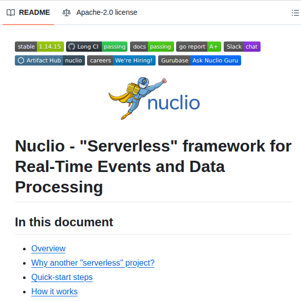 Nuclio Nuclio screenshot