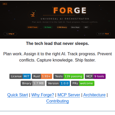 Nxtg Ai Forge Orchestrator screenshot