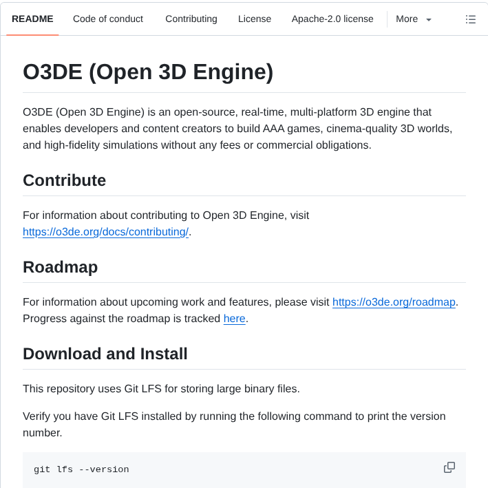 O3de O3de screenshot