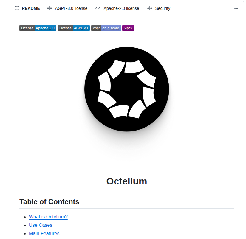Octelium Octelium screenshot