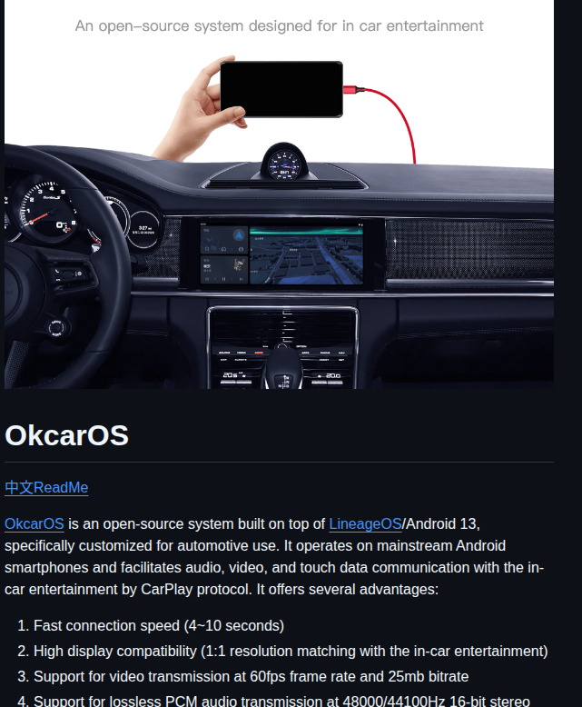 Okcar Os Android screenshot