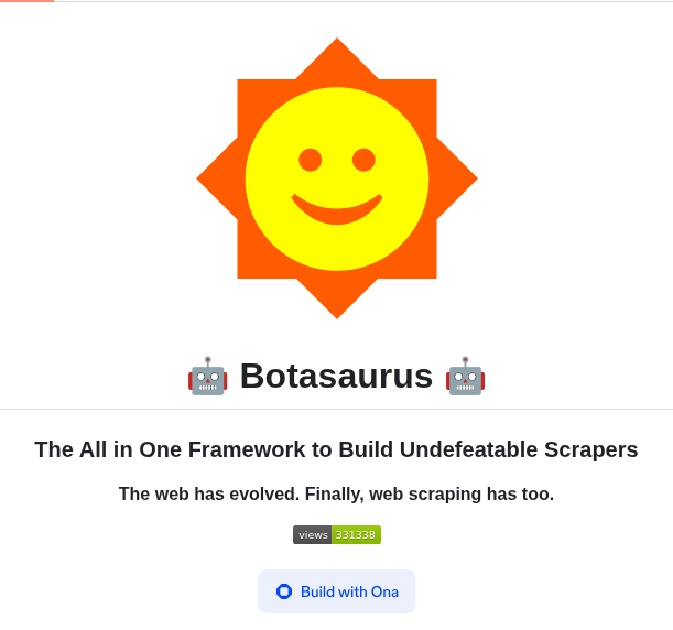Omkarcloud Botasaurus screenshot