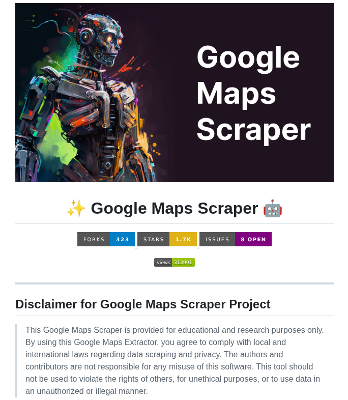Omkarcloud Google Maps Scraper screenshot