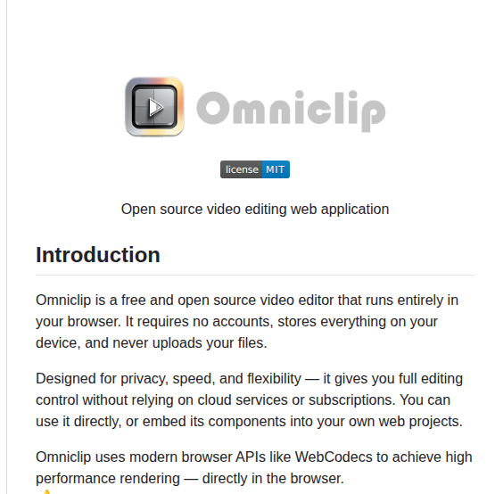 Omni Media Omniclip screenshot