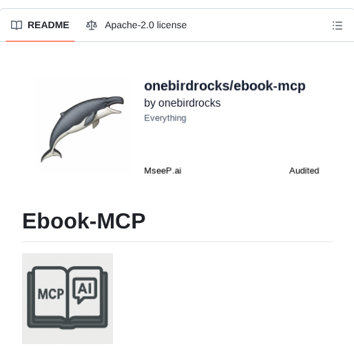 Onebirdrocks Ebook Mcp screenshot
