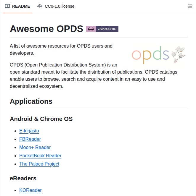 Opds Community Awesome Opds screenshot