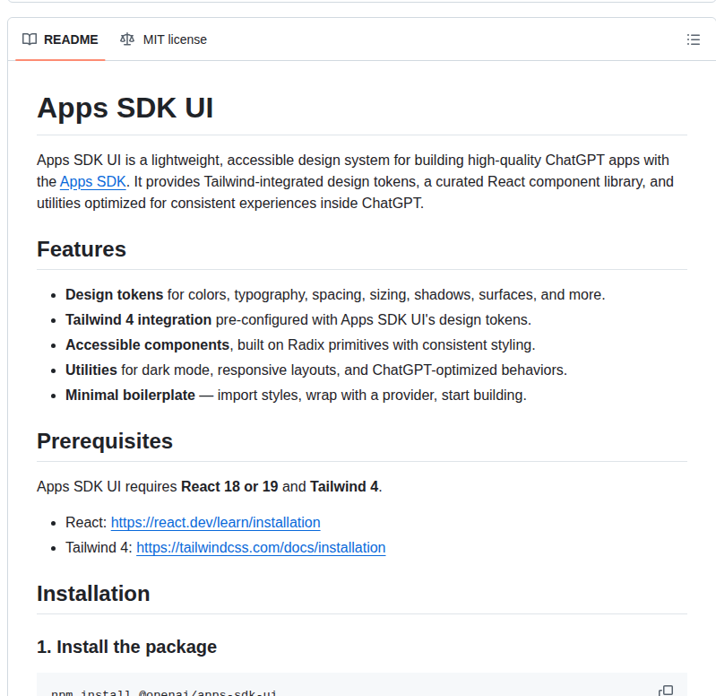 Openai Apps Sdk Ui screenshot