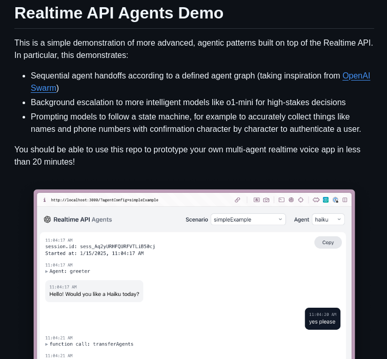 Openai Openai Realtime Agents screenshot