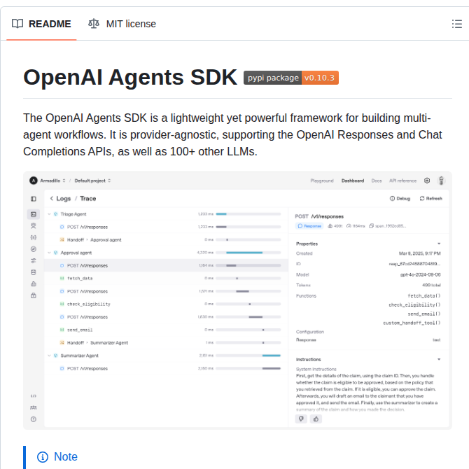 Openai Openai Agents Python screenshot