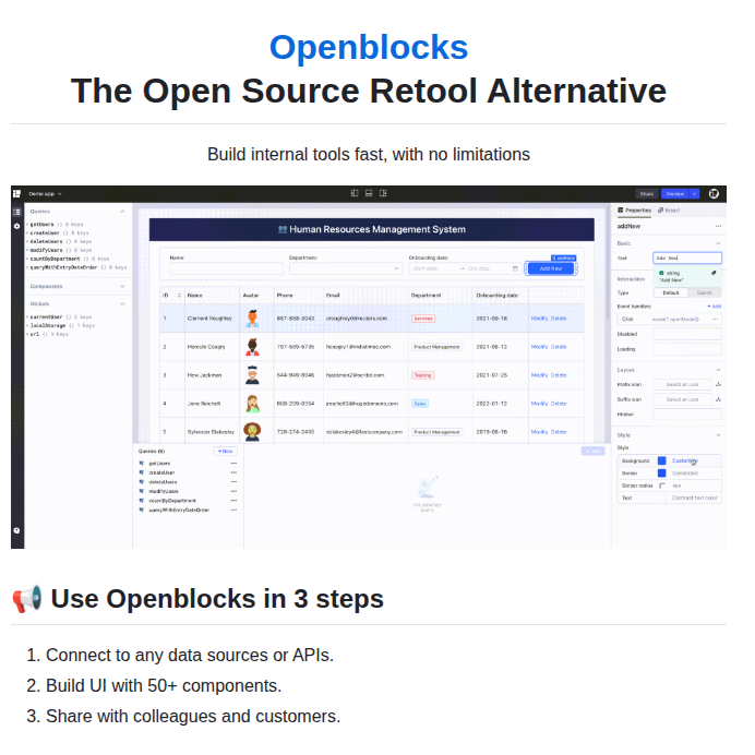Openblocks Dev Openblocks screenshot