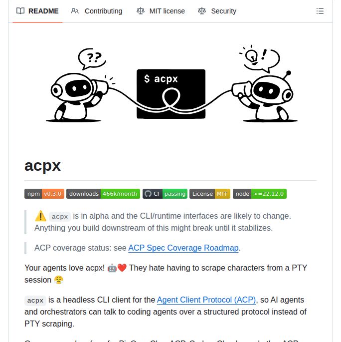 Openclaw Acpx screenshot