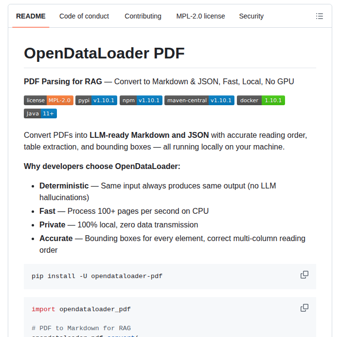 Opendataloader Project Opendataloader Pdf screenshot