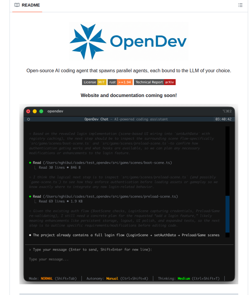 Opendev To Opendev screenshot