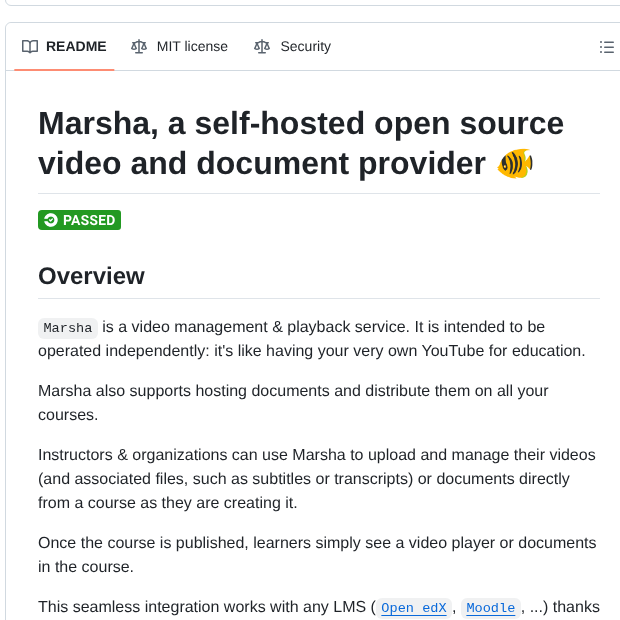 Openfun Marsha screenshot