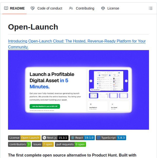 Openlaunch Org Open Launch screenshot