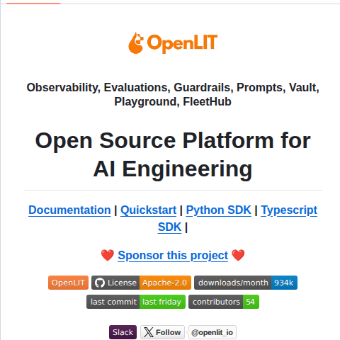 Openlit Openlit screenshot