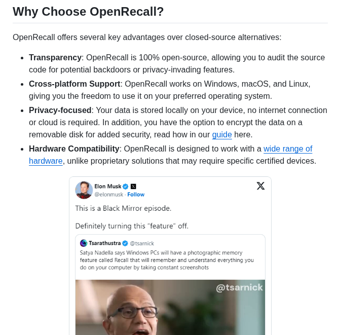 Openrecall Openrecall screenshot
