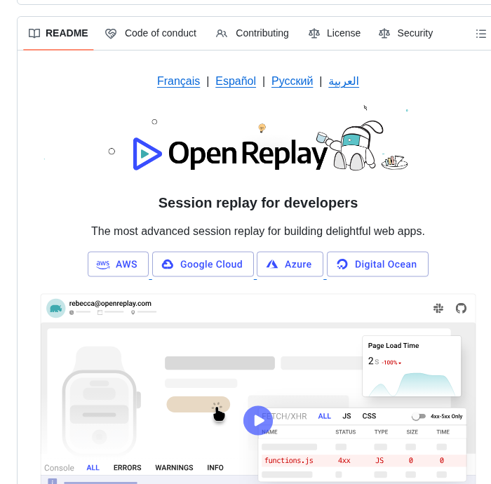 Openreplay Openreplay screenshot